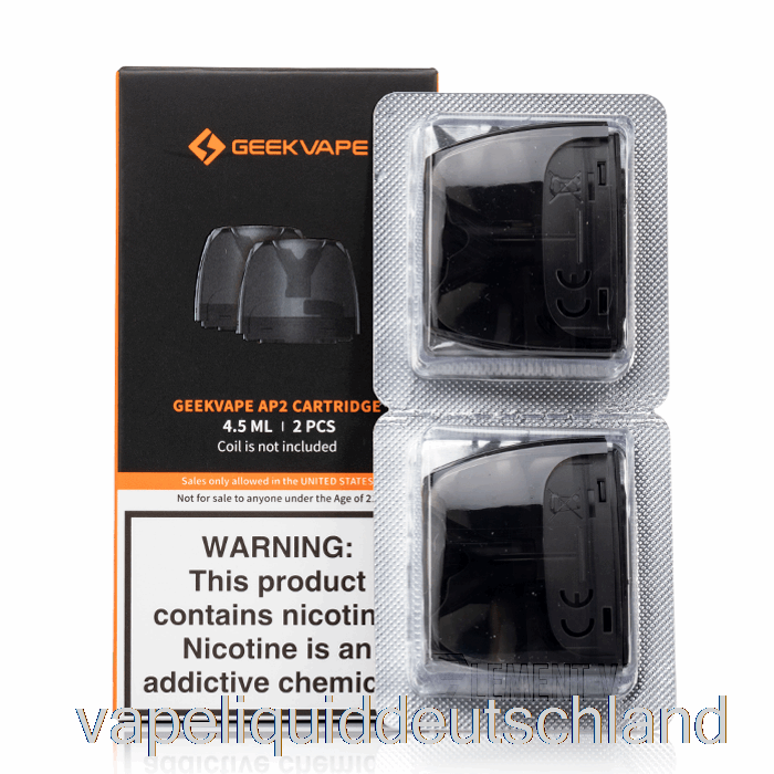 Geek Vape AP2 Aegis Pod 2 Ersatz-Pods 4,5 Ml Pods Vape Deutschland